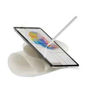 Matt Paperlike 3-skärmskydd på iPad med Apple Pencil, visat delvis avdraget för en pappersliknande skrivkänsla