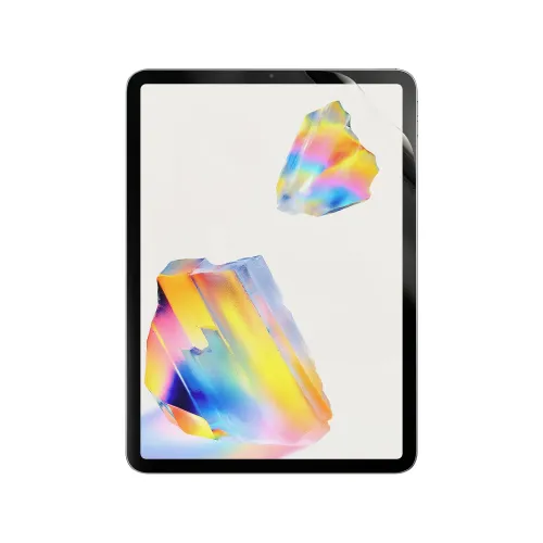 Paperlike 3 screen protector for iPad Pro and iPad Air with Apple Pencil on tablet screen